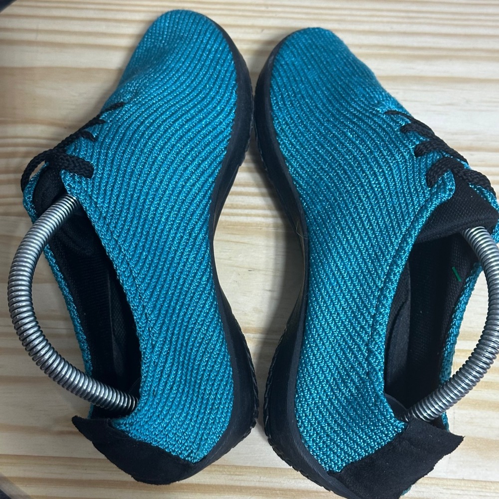 Arcopedico Knit Comfort Shoes Teal Blue Lace Up Walking Women's‎ 9 Lightweight - Picture 5 of 9